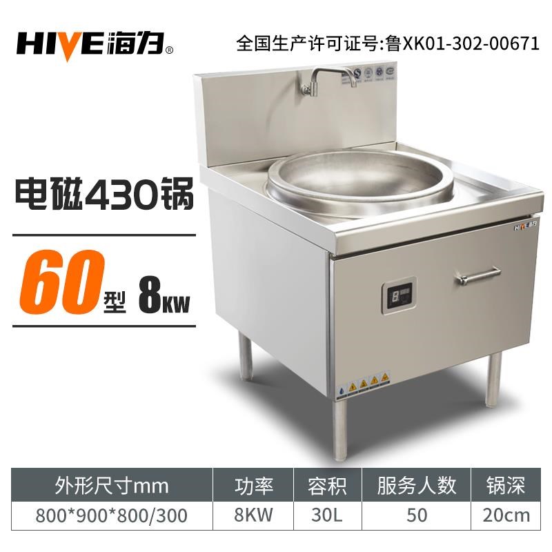 大功率商用电磁炉食堂电磁大锅灶大型电磁灶电炒锅牛羊肉电熬汤锅