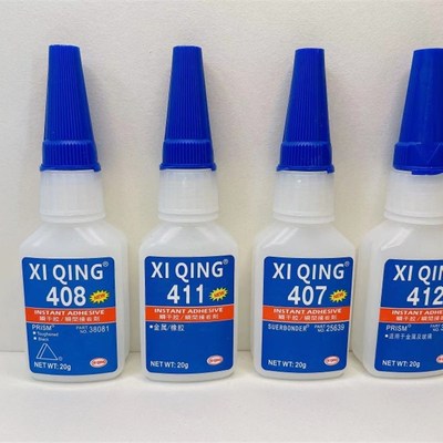 408 411 407 412 454胶水强力胶塑料橡胶快干金属胶水20克通用型