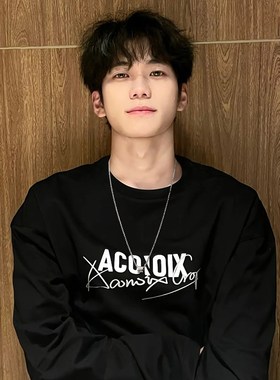 项链男锁骨链男生素高级感小众嘻哈拼接男士新款潮流吊坠美式配饰