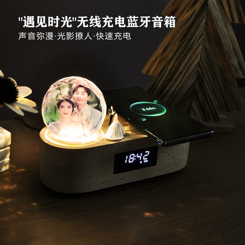 定制照片高档新婚礼物送新人闺蜜朋友老公老婆结婚周年纪念日礼品