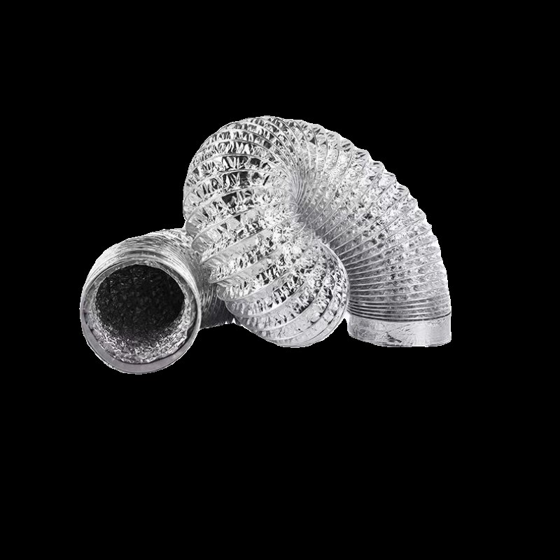 小口径铝箔管通风管50/60/75mm艾灸排烟管排气管伸缩管道抽烟软管