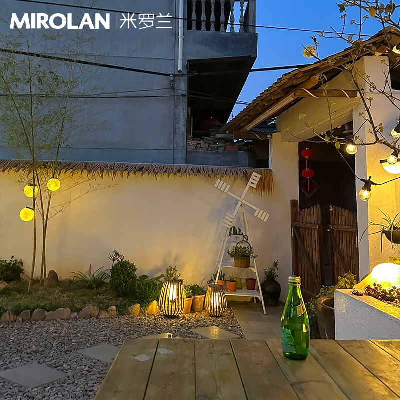 庭院灯太阳能灯户外灯花园v灯别墅草坪灯室外景观灯一楼小院装饰