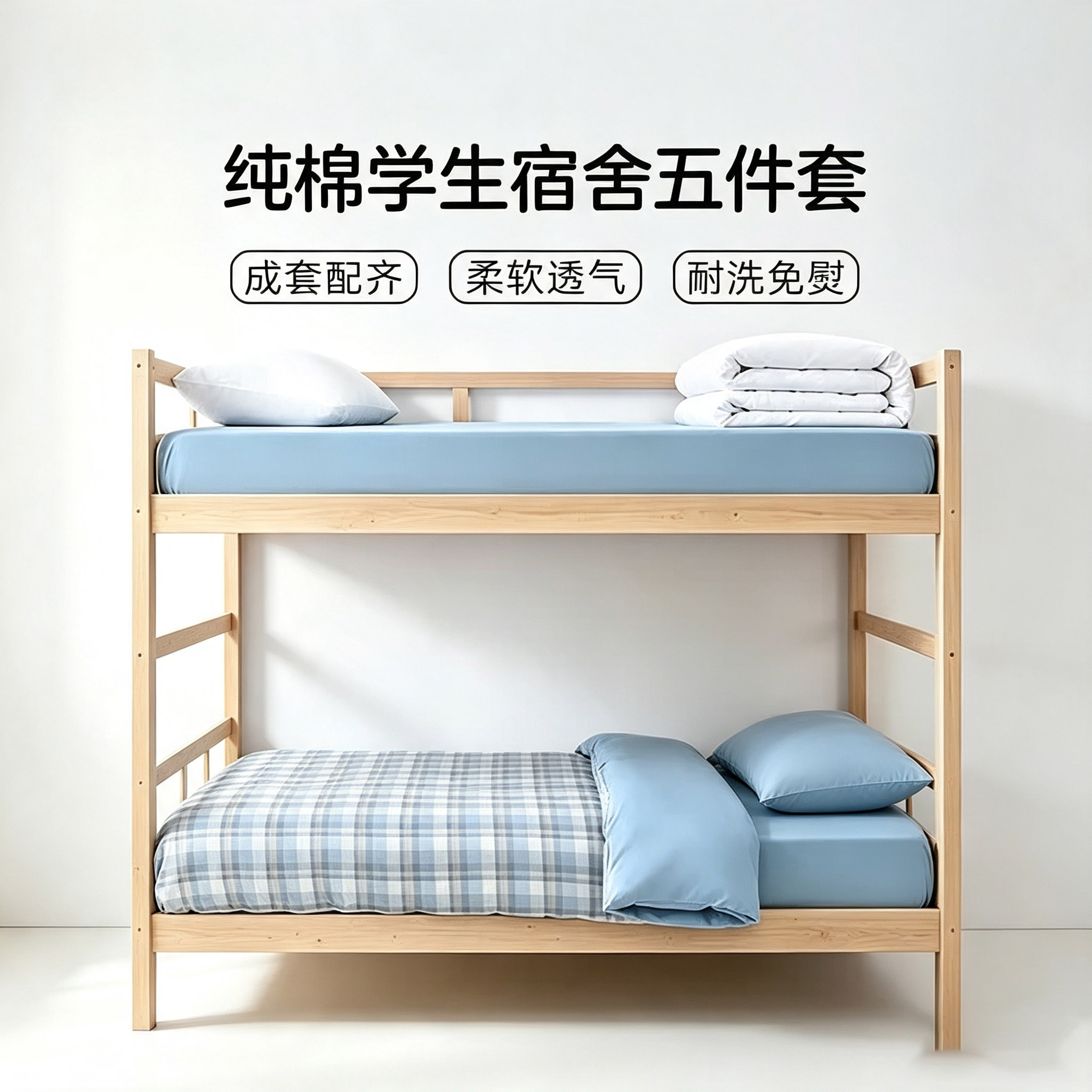 学生宿舍三件套五件套拎包入住