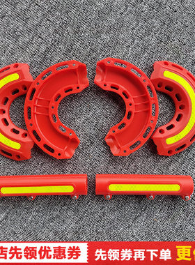 适用裂行AFR125 UY钱江骁500贝纳利502金鹏502X保险杠半圆形抱块