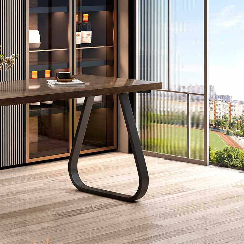 定制不锈钢餐桌腿支架底座餐台脚单学习支撑脚吧台款轻奢桌子家具