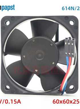 614N/2GHH 6025 3线 3.6W  ebmpapst紧凑型散热风扇电源散热