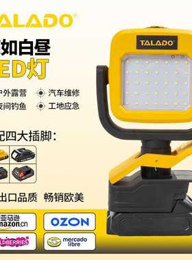 跨境热卖可悬挂LED露营灯360°旋转调节照明方向帐篷野营灯强光源