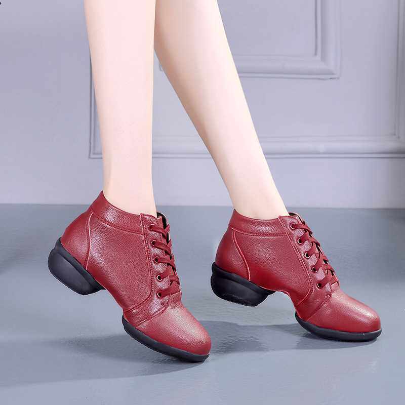 软底拉丁舞中跟跳舞鞋广场舞鞋水兵鞋女成人舞蹈鞋交谊新款女舞鞋