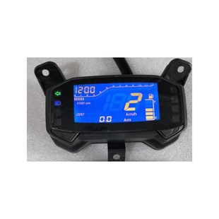 国产望江UY125通用款液晶仪表摩托车油表码表转速里程.时间表总成