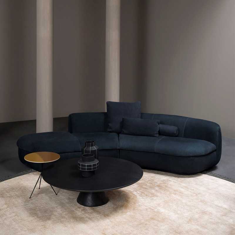 意式极简Baxter弧形沙发北欧现代别墅大户型异形Piaf转角沙发