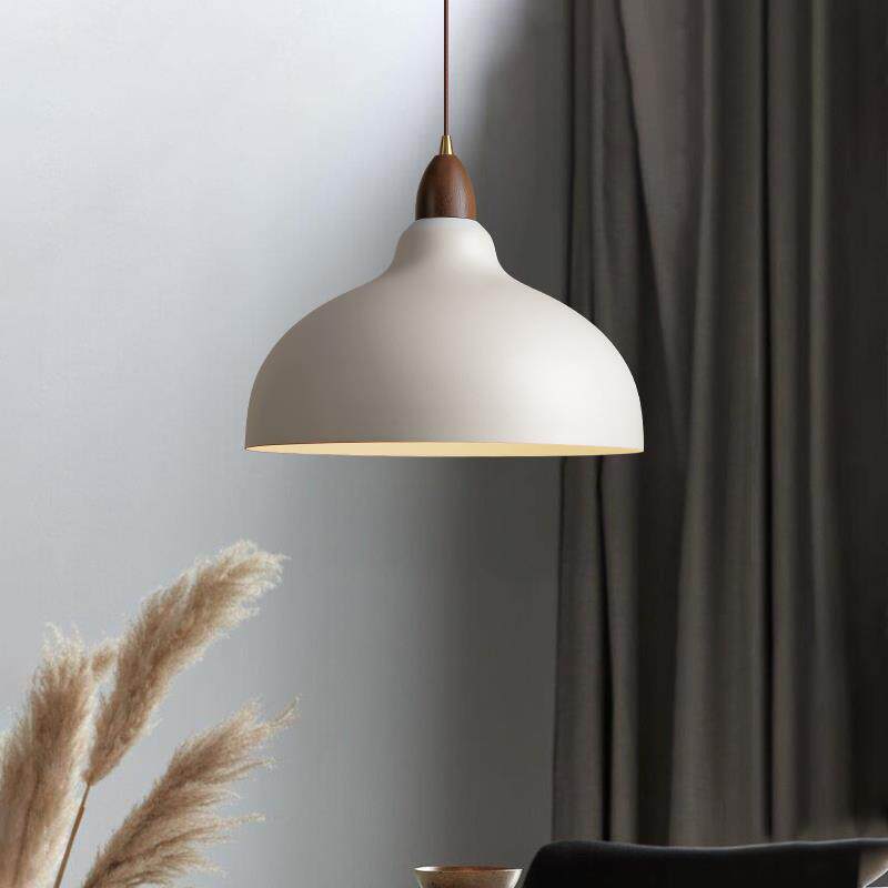 日式餐厅吊灯设计师款复古餐桌灯简约现代艺术创意民宿原木风灯具