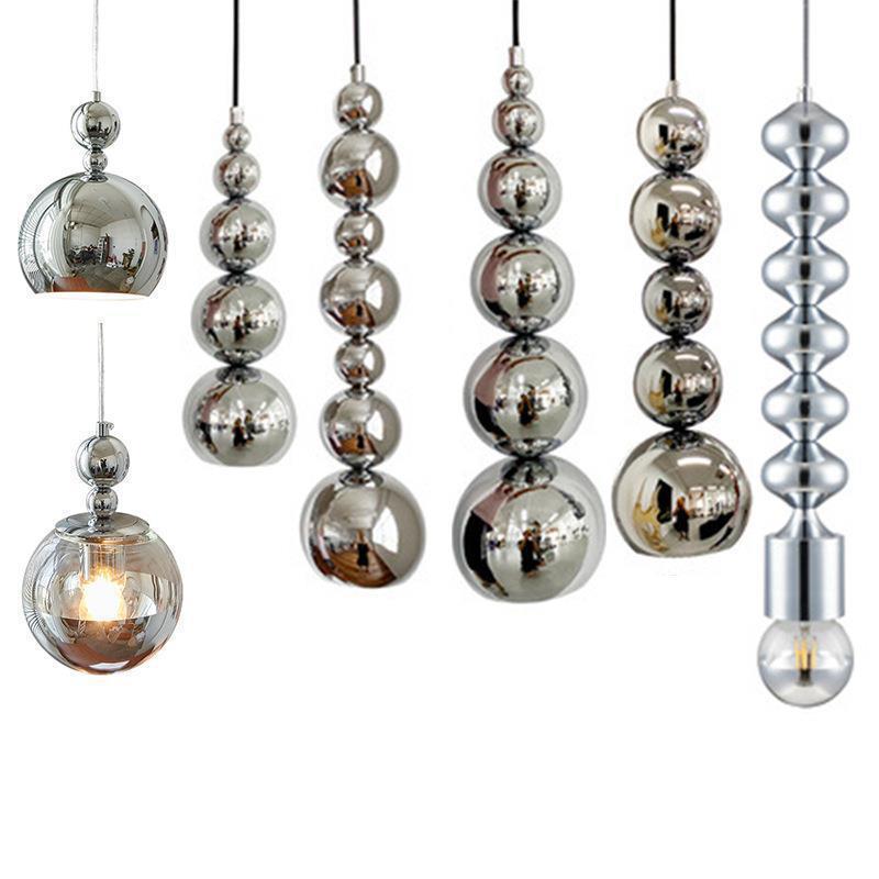 包豪斯现代简约卧室床头灯创意个性橱窗餐厅吧台单头葫芦小吊灯