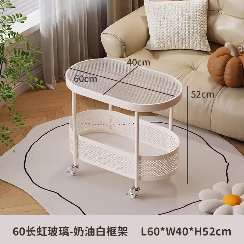 客厅可移动边几带轮沙发茶桌边柜奶油风小推车茶几创意床头置物架,住宅家具,移动边几/推车,淘宝优惠券,粉丝福利购,淘宝优惠卷