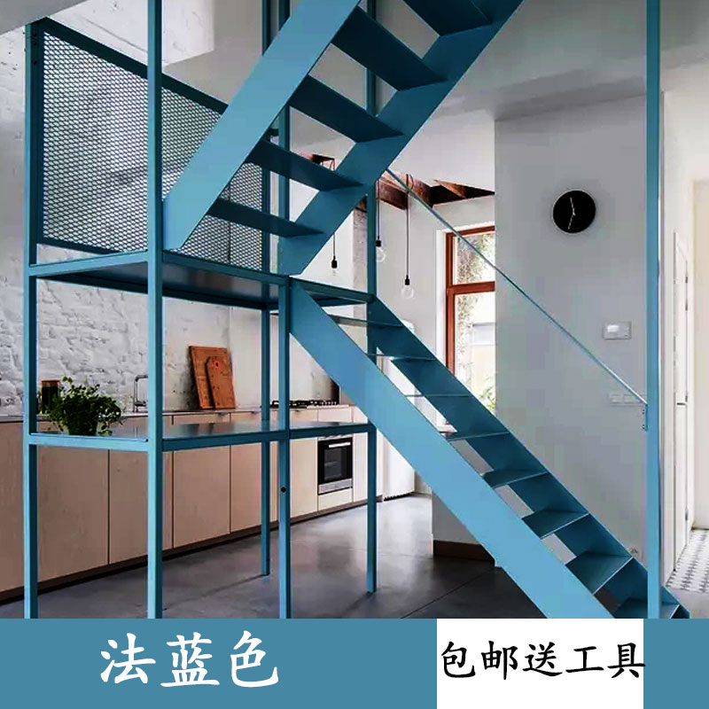 金属楼梯栏杆扶手翻新漆踏步台阶改色户外钢结构防锈X改造耐磨油