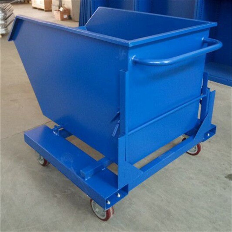 数控机床排屑机小车废料s集屑车铁屑翻斗车机床废料铁屑箱清理车