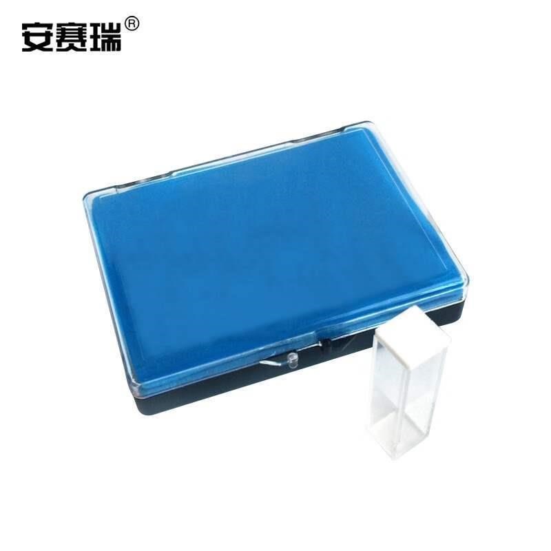 安赛瑞比色皿紫外线石英比色u皿(2支装)实验室用品两面透光10mm7