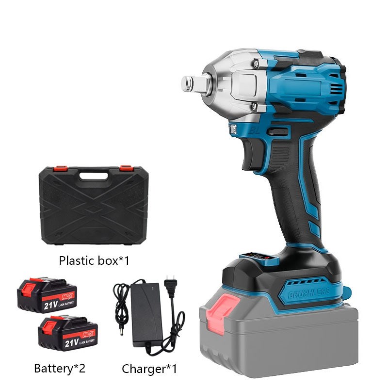 21V锂电扳手 无刷双用电动扳手 架子M 锂电风炮扳手充电电钻