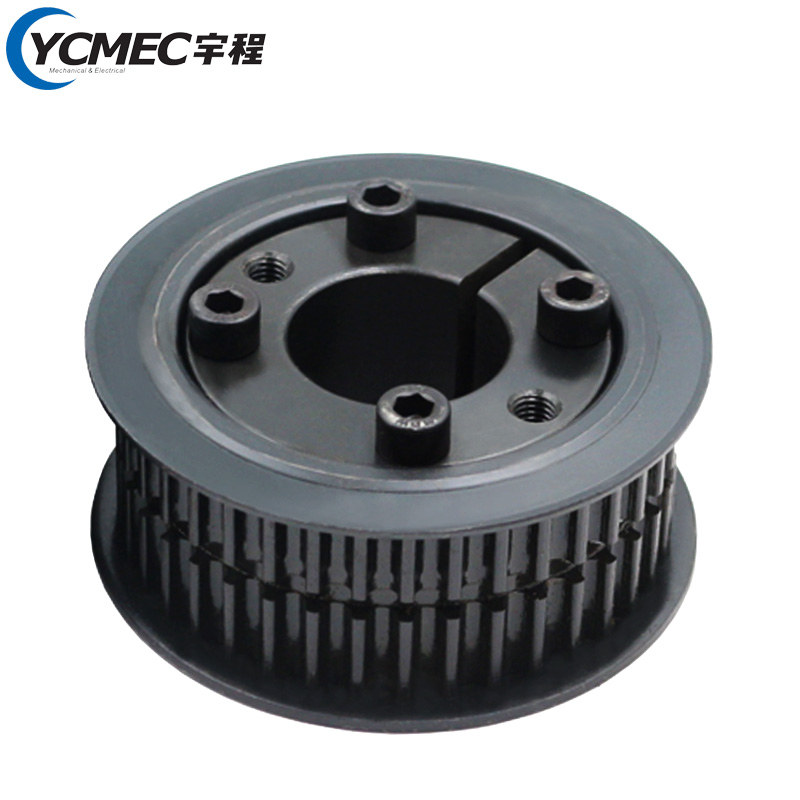 主轴同步轮8M数控机床车床t同步带编码器铁轮铝轮38齿28孔39齿46