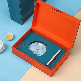 福鼎白茶包装 茶饼礼盒装 盒茶饼包 盒礼盒空盒m357g通用款 茶饼包装