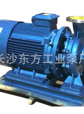 卧式管道离心泵ISW80-315流量50扬程80转速2900长沙东方工业泵厂