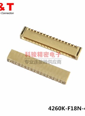 ENTERY连接器0.8间距18P刺破式卧贴插座4260K-F18N-40L现货