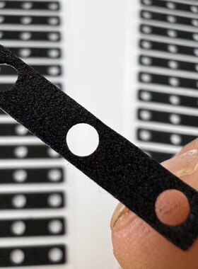 定制单面背胶遮光泡棉海绵垫圈密封条黑色泡棉垫片阻燃YEVA泡棉