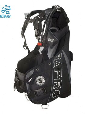 Scubapro Glide 潜水BCD水肺浮力控制器深潜舒适前置可调式美国