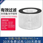 130AS 1201 1282过滤网130 1202 适配亚都空气净化器滤芯KJG1201S