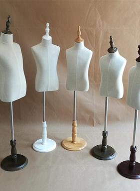 儿童模特 包布模特服装店橱窗半身人体陈列展示架 拍照道具