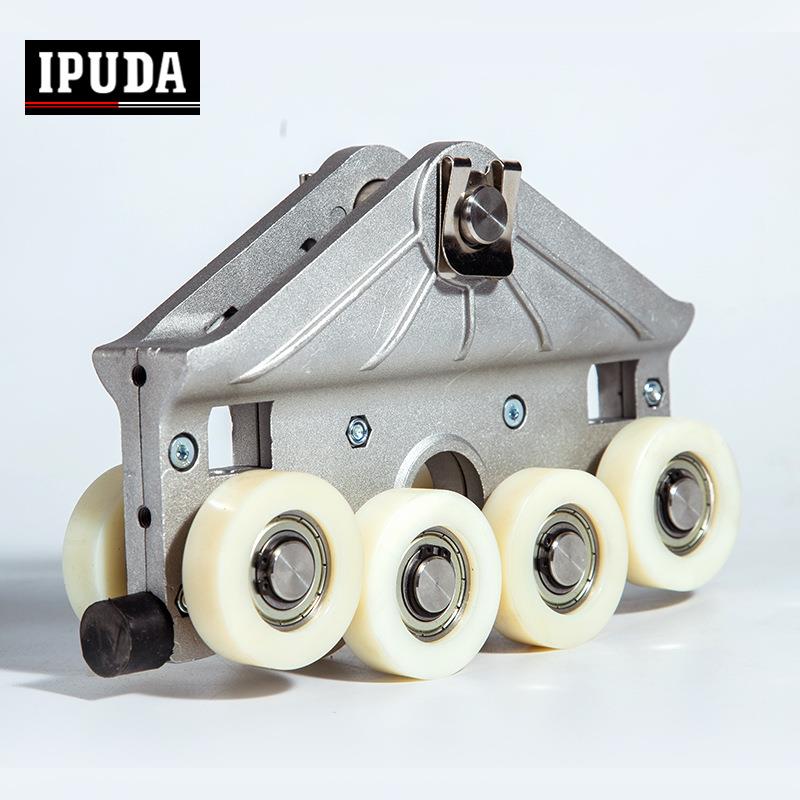 铝合金轨道载重滑车三角跑车端盖止挡平衡器滑车铝轨起重机系统