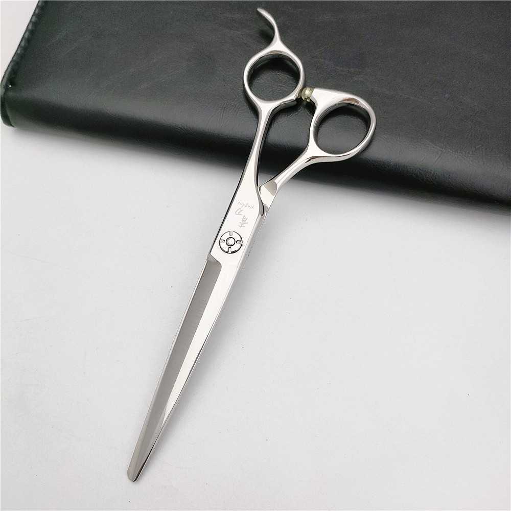 440C综合剪 6.5寸徒手剪 直杆子大刀 440C美发剪刀 小轴承螺丝