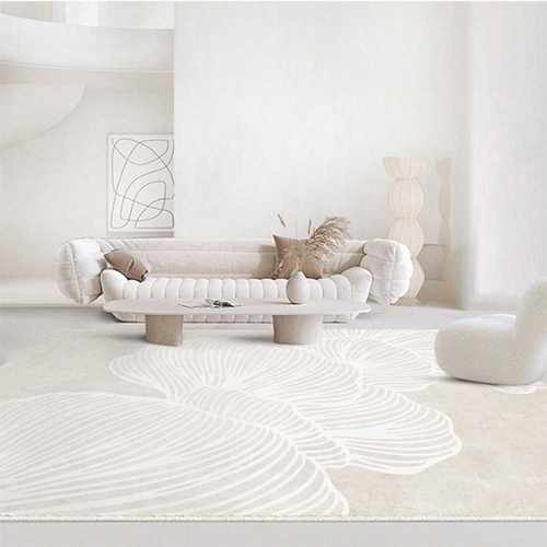 地毯客厅日式轻奢仿羊绒沙发茶几毯现代简约灰色卧室家用地垫