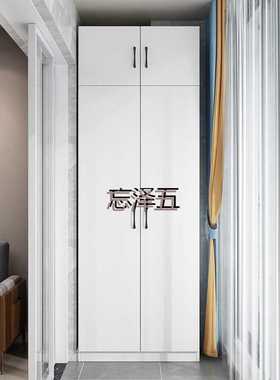 PCGS阳台柜储物柜衣柜经济型家用卧室阳台收纳柜杂物柜大容量储物