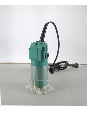 蓝色电木铣木工雕刻机开槽机修边机开孔机电动雕刻机家用全铜加工