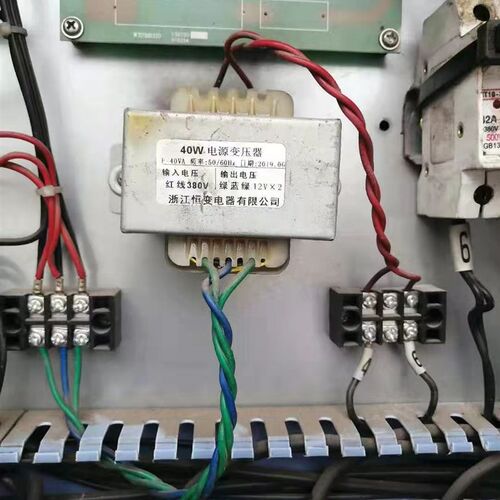 电吸盘配电箱变压器 380V转双12V 40W 40VA 12V2 振动盘变压器