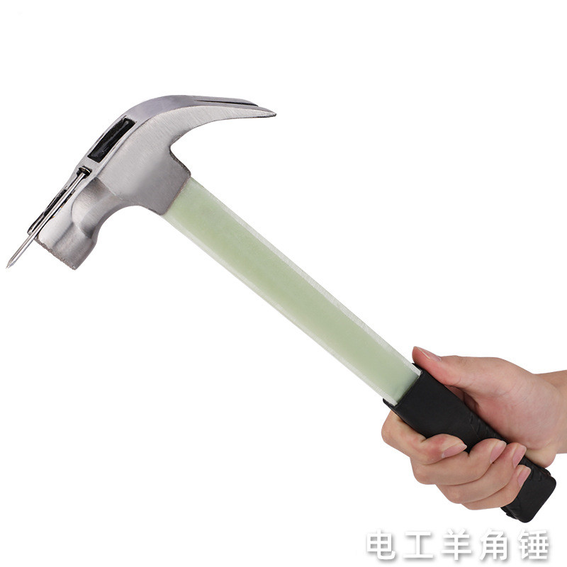 羊角铁锤子工具榔头钉锤家用纯钢特钢木工钳子五金组合小锤子正品