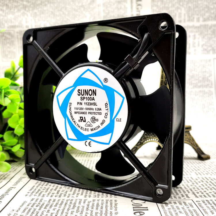 全新台骏 SP100A 1123HSL 12038 110/120v 0.26A 12CM 轴流风扇