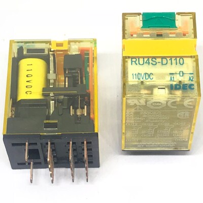 IDEC原装和泉RU4S-D110 ru45继电器14脚DC110V