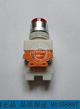 22mmLA128B LAY37 Y09011D按钮开关带灯自复位点动启动淳博电气