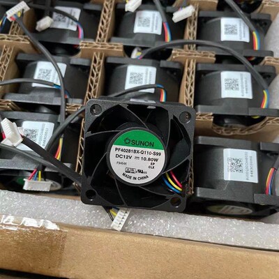 原装建准SUNON 4028 12V 10.8W PF40281BX-Q110-S99温控散热风扇