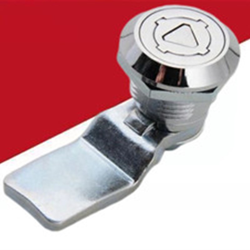 怡合达XAS35圆柱锁 消防栓柜锁电柜防水锁 锌合金三角转舌锁