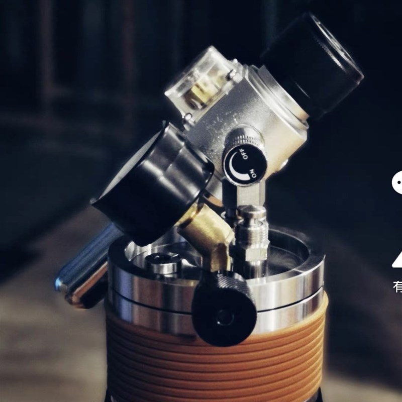 家用气动蒸汽咖啡机调压减压阀稳压表0-200psi10公斤压力可调16g