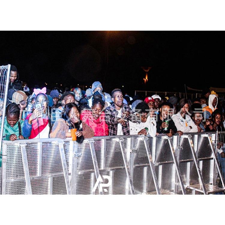 金属防爆护栏演出防撞隔离带铝合金折叠防护栏