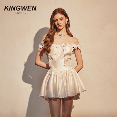 KINGWEN蕾丝度假连衣裙