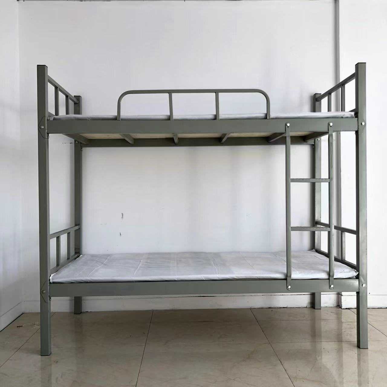 铁艺床高低床子母床铁床1.9米上下铺工地床员工宿舍床双层床