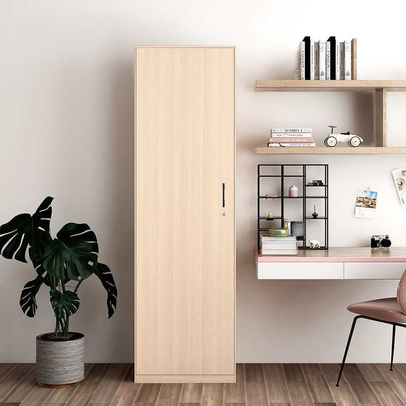 小户型衣柜阳台柜家用单门收纳储物柜置物窄衣柜60CM