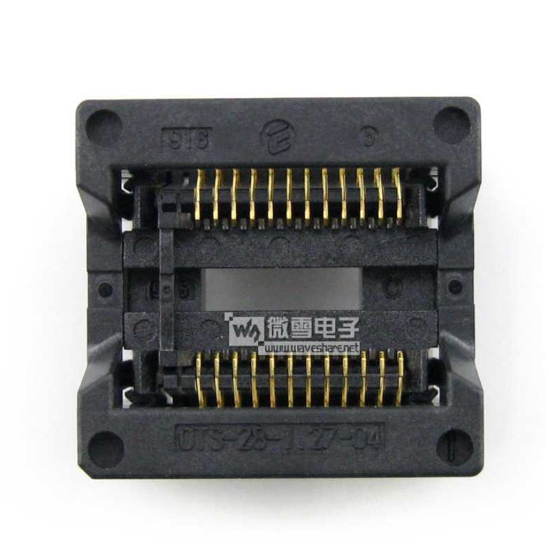 SOP24 SOIC24 SO24 引脚间距1.27mm 编程座 测试座IC进行烧写测试
