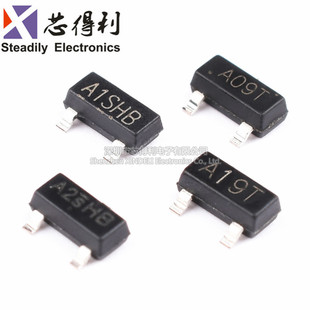 MOS三极管AO3400 3401 SI2301 2302贴片A1/A2SHB A09T A19T SOT23