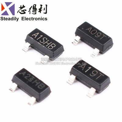 MOS三极管AO3400 3401 SI2301 2302贴片A1/A2SHB A09T A19T SOT23