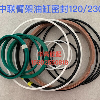ZL泵车臂架二臂油缸密封120/230全套密封 进口密封件 泵车配件